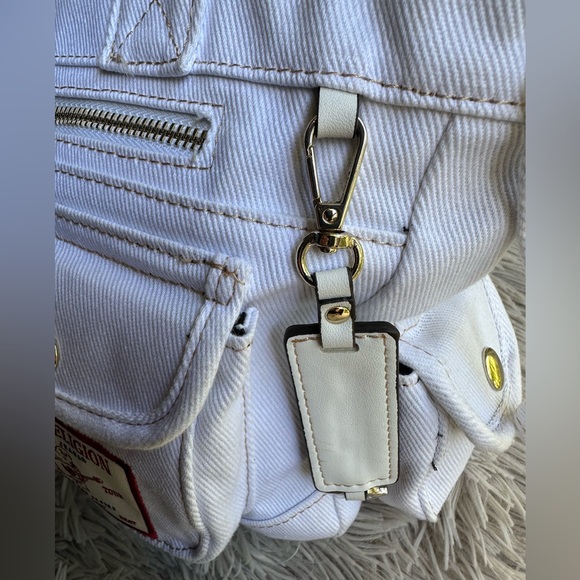 True Religion Multi-Pocket Denim Tote NWOT - Picture 12 of 16